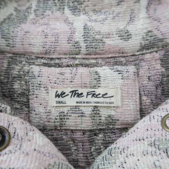 We the Free Funnel Neck Pullover Floral Vintage Inspired Cottagecore Boho - Picture 5 of 10